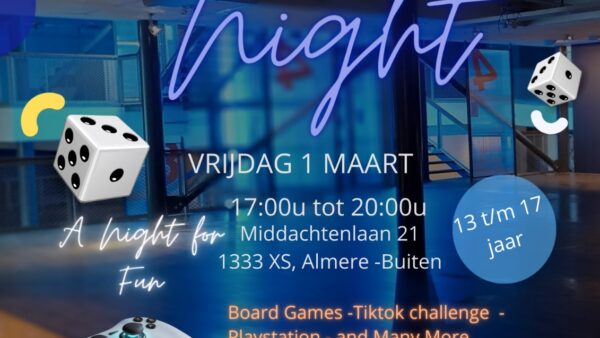 JVALLY(Jongeren Van Almere) vrijdag 1 maart 2024